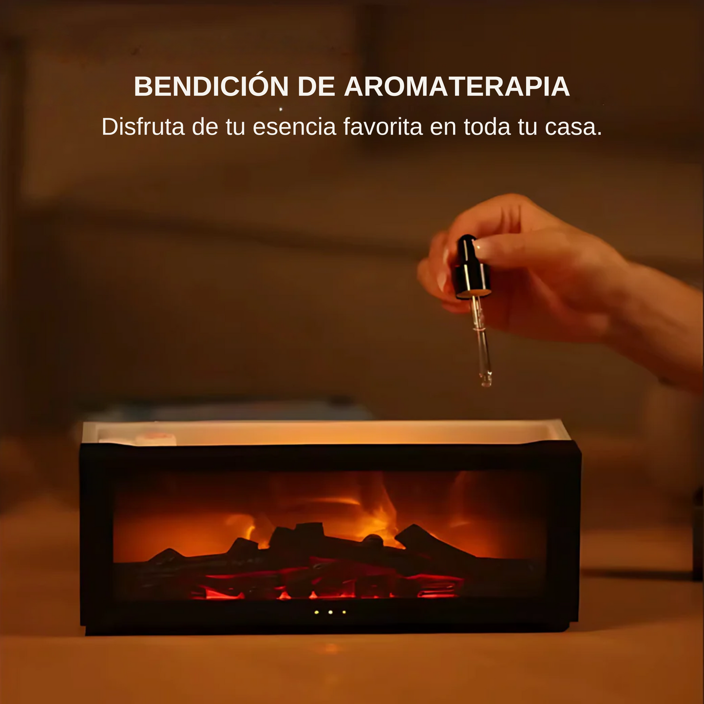 Humidificador Chimenea Difusor de Aromas